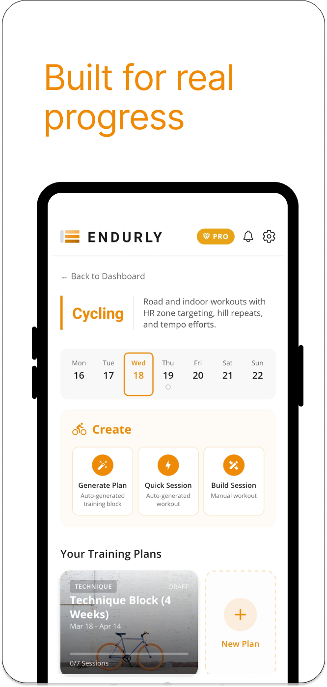 Built for real progress